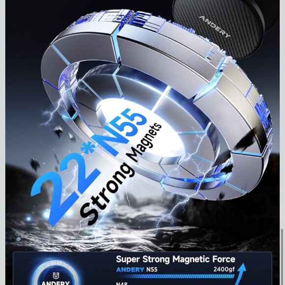 Only for iPhone Magsafe Car Mount Charger [15W Wireless Faster Charging, 78+LBS - Picture 7 of 8